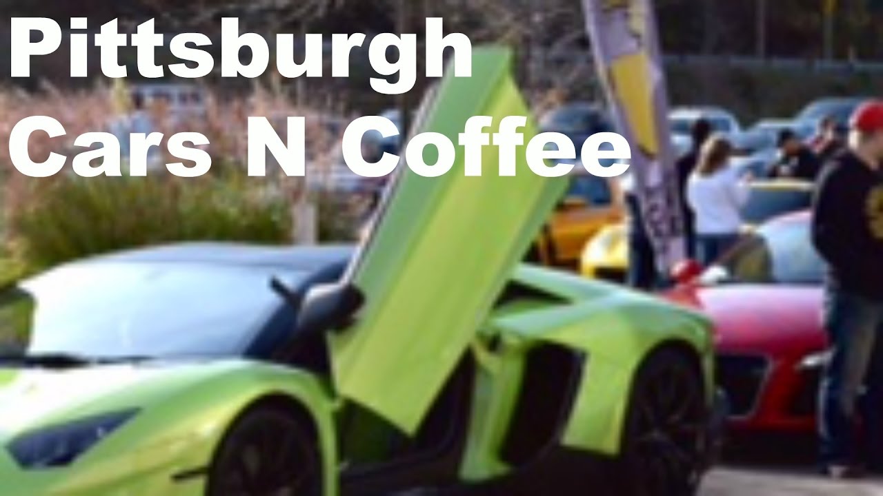 Pittsburgh Cars N Coffee 10-29-16 (LOUD LAMBORGHINI AVENTADOR REVS!!)