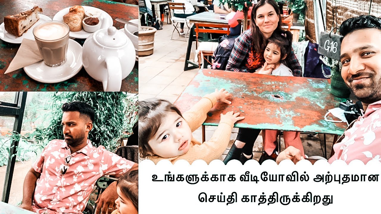 VLOG | Visiting an unique cafe | Exciting NEWS | Multicultural Family Life