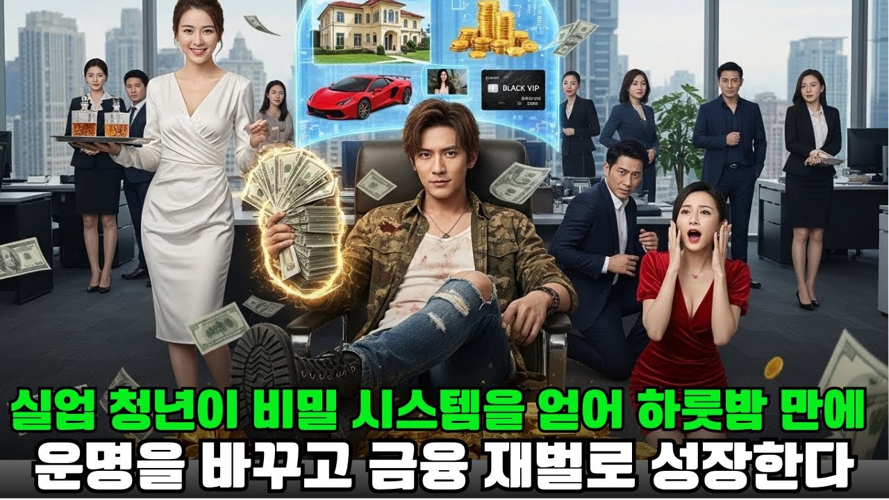 실업 청년이 비밀 시스템을 얻어 하룻밤 만에 운명을 바꾸고 금융 재벌로 성장한다#cdrama #드라마 #kdrama