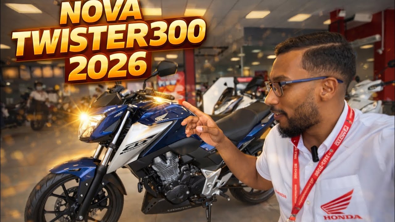 CHEGOU A NOVA E IMACULADA CB300 F TWISTER 2026 😍
