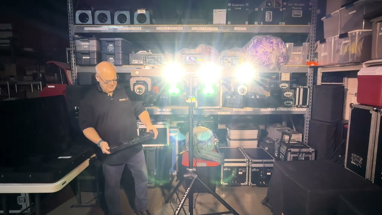 Chauvet - Gig Bar Move Setup and Operation