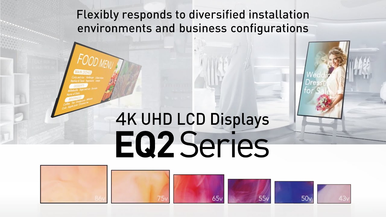 New 4K UHD Standard Displays 