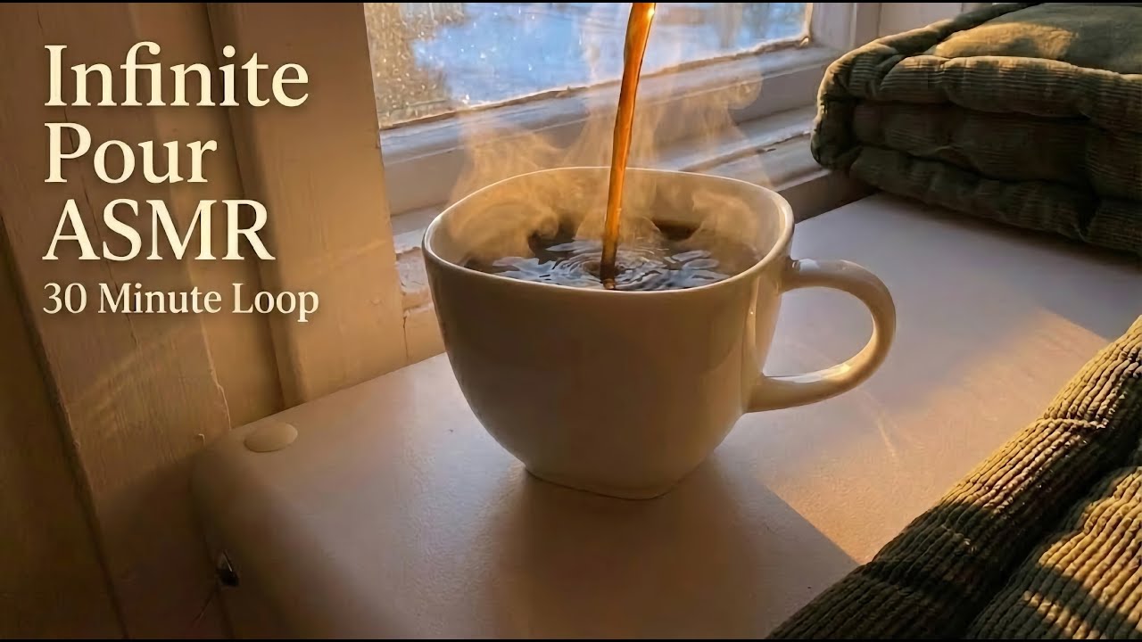 ASMR 30 Minute Coffee Loop | Relaxing Pouring Sounds (No Talking)