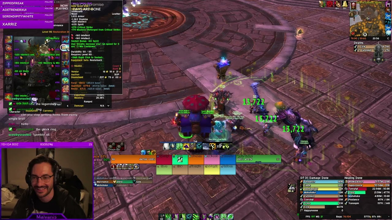MoP - ToES Heroic Resto Druid PoV (Sheilun MoP)