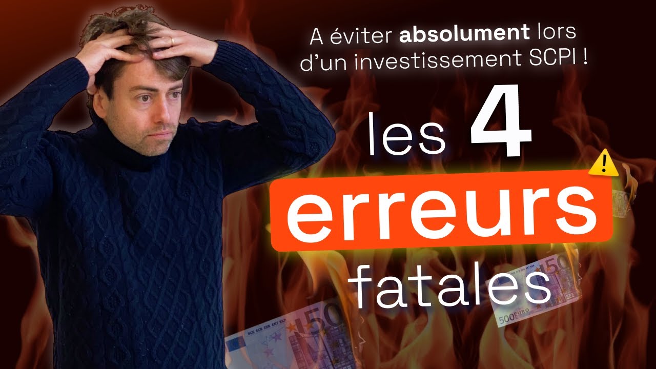 Investissement SCPI : ces 4 erreurs vont vous coûter cher !