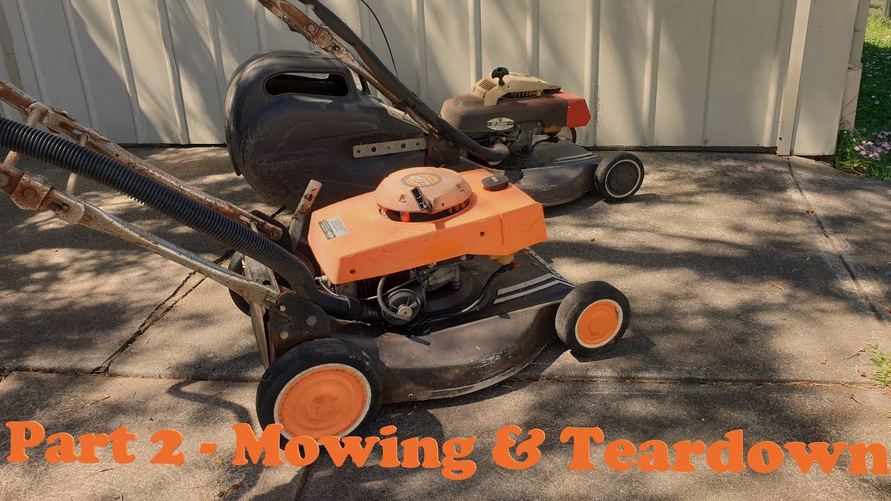 Victa Sunbeam Restoration - Part 2 - Mowing & Teardown
