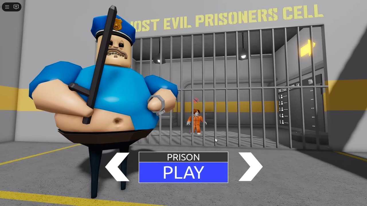 Muscle Prison Run! (Rowblox)💀💀