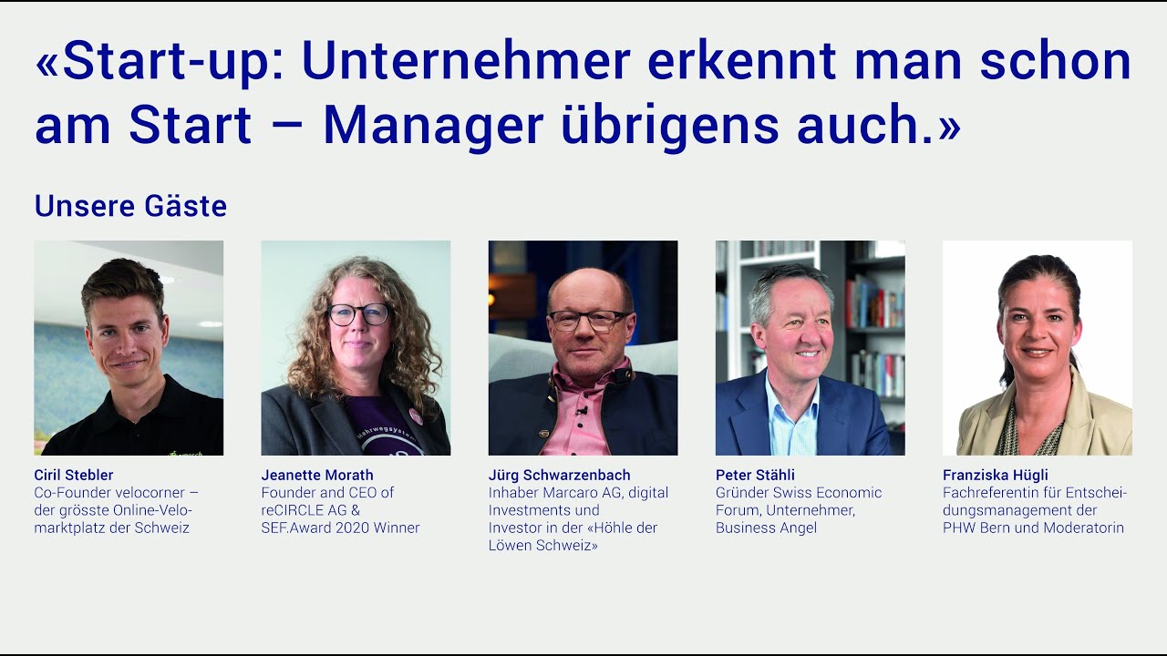 PHW Meet & Greet N°9 zum Thema «Start-up»