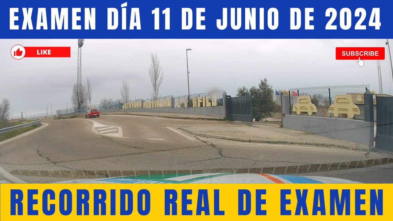EXAMEN PRÁCTICO de CONDUCIR en MÓSTOLES - DÍA 11 de JUNIO - RECORRIDO REAL.
