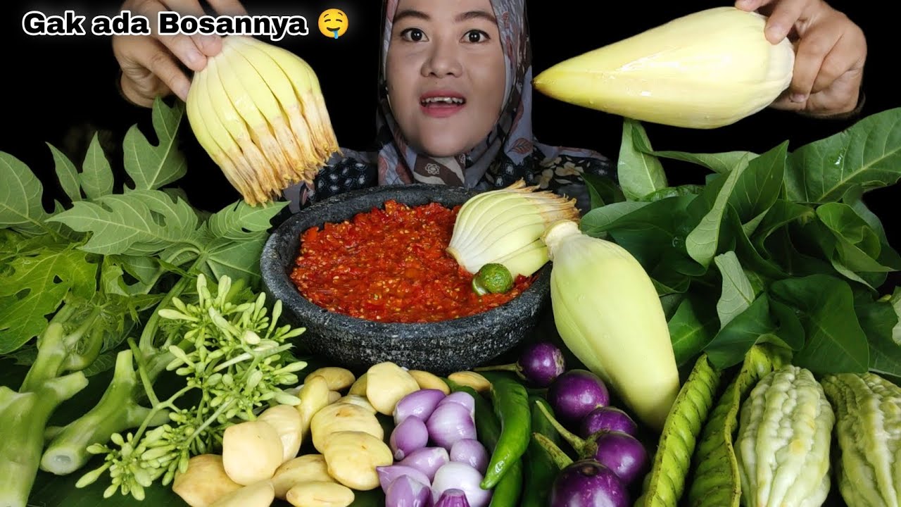 NIKMAT !! LALAPAN MENTAH SAMBAL TERASI - PALING FAVORIT
