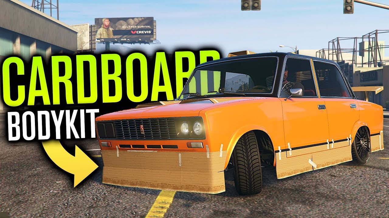 NEW CARDBOARD BODYKIT?! | Rune Cheburek | GTA 5 (Online)