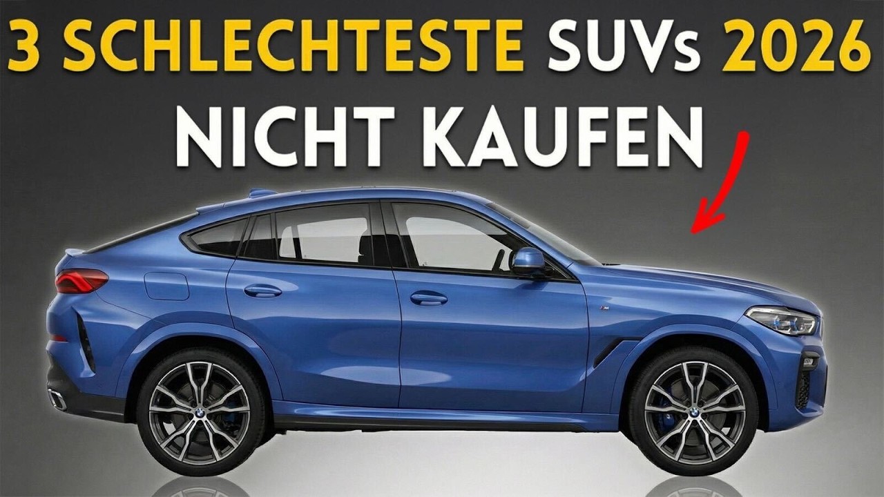 Die 3 schlechtesten und die 4 besten SUVs, die du 2026 kaufen solltest