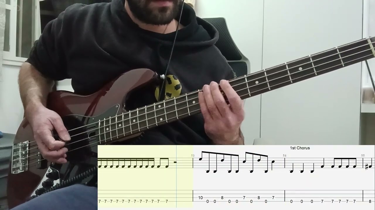 Asking Alexandria - The Final Episode (Let's Change the Channel) (Bass Cover With Tabs)