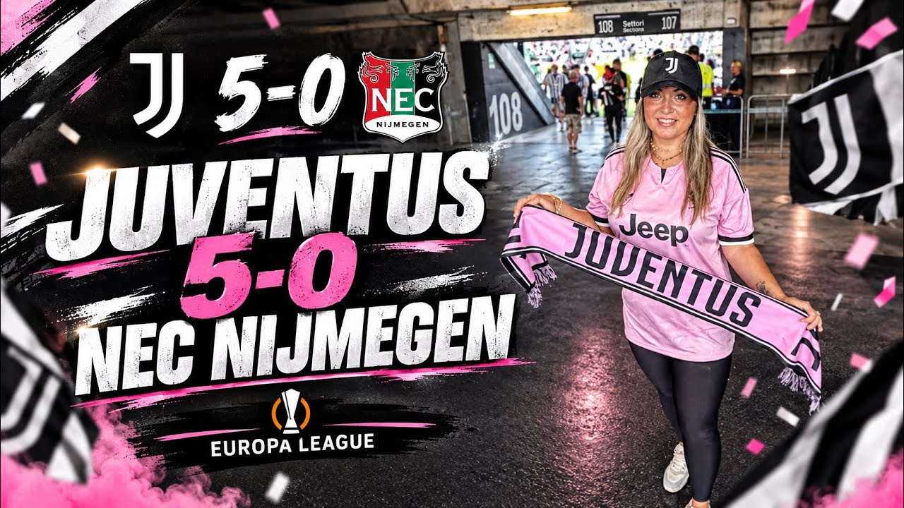 JUVENTUS 5-0 NEC NIJMEGEN! 🤯 UNA GOLEADA INCREDIBILE! Een spectaculaire voetbalavond 
