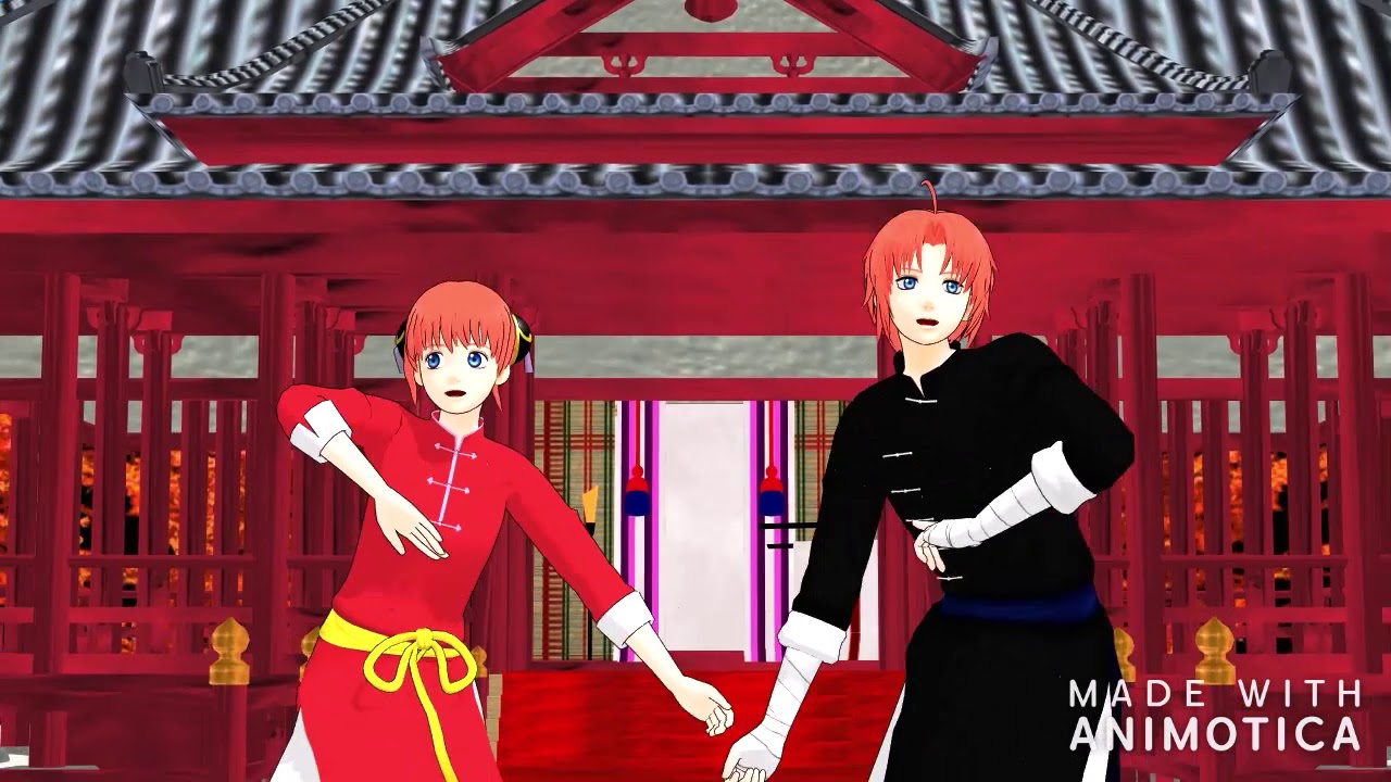 【MMD/銀魂】神楽と神威にロキを踊ってもらった
