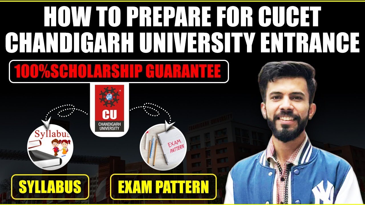 How To crack *CUCET* exam and get 100% scholarship in chandigarh university| Syllabus, pyq material.