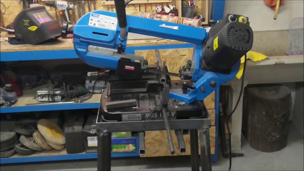 🔨Basamento Carrello Sega Troncatrice a Nastro Fai Da Te (homemade ribbon stand) DIY