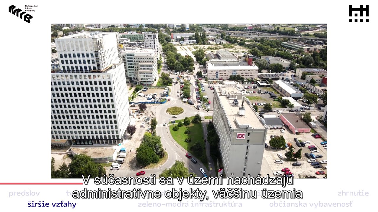 Mestská urbanistická štúdia zóny Mlynské nivy - princípy rozvoja