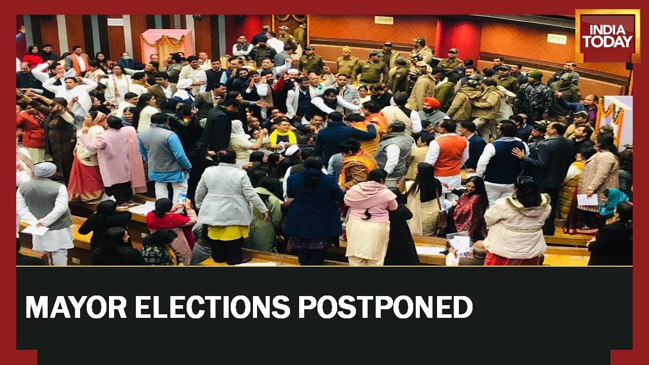 After Pandemonium Inside Muncipal Corporation House; Delhi Mayor's Election Won't Be Held Today
