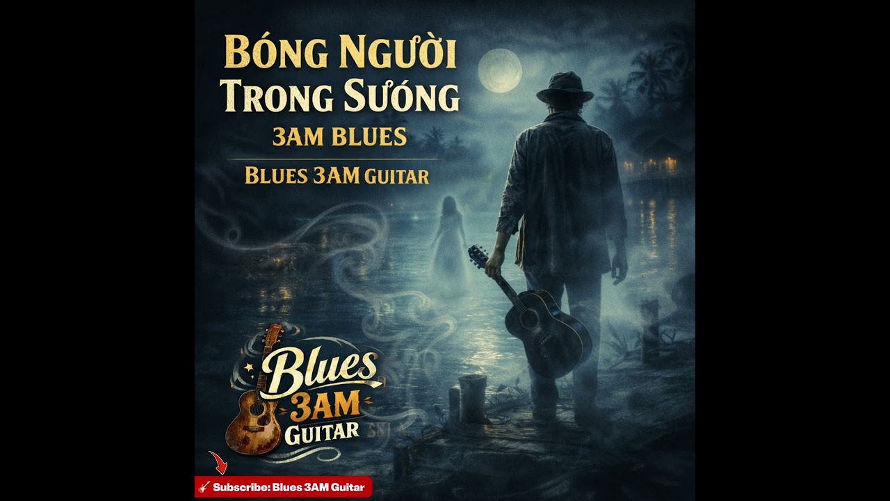Bóng Người Trong Sương | Blues 3AM Guitar | Guitar Blues Đêm Miền Tây