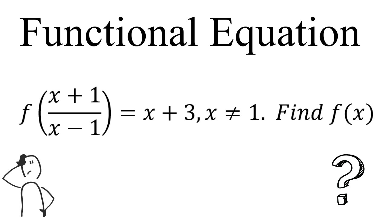 How To Solve This Functional Equation ?