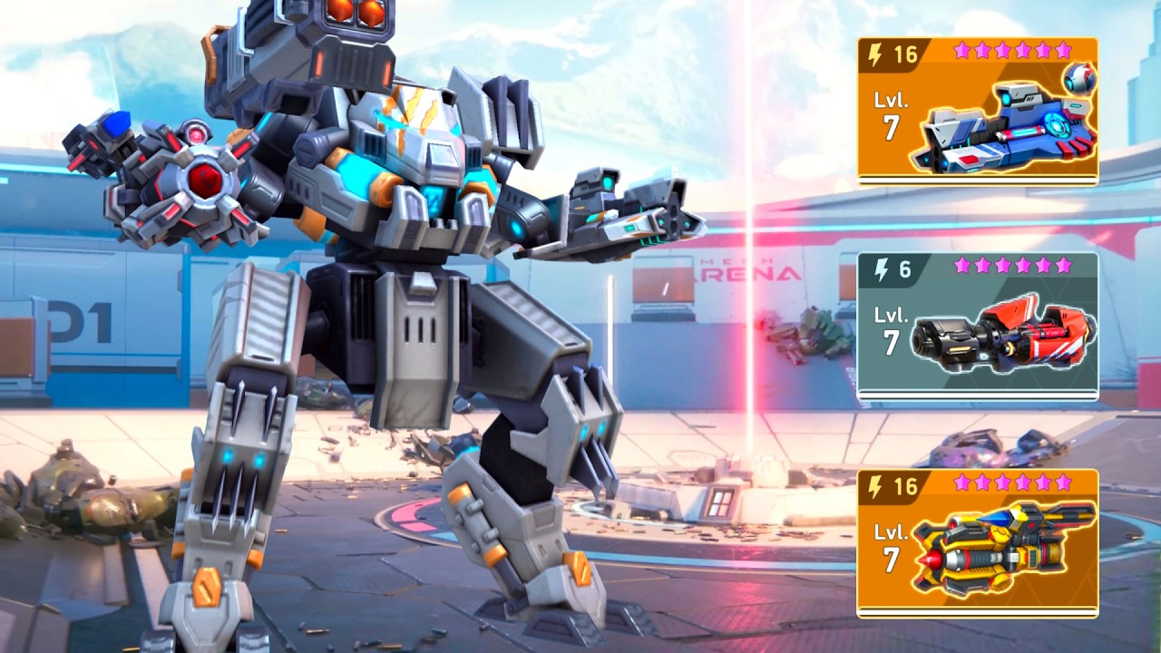Onyx with RPG 6, Oracle 16, Gemini 16 - Mech Arena