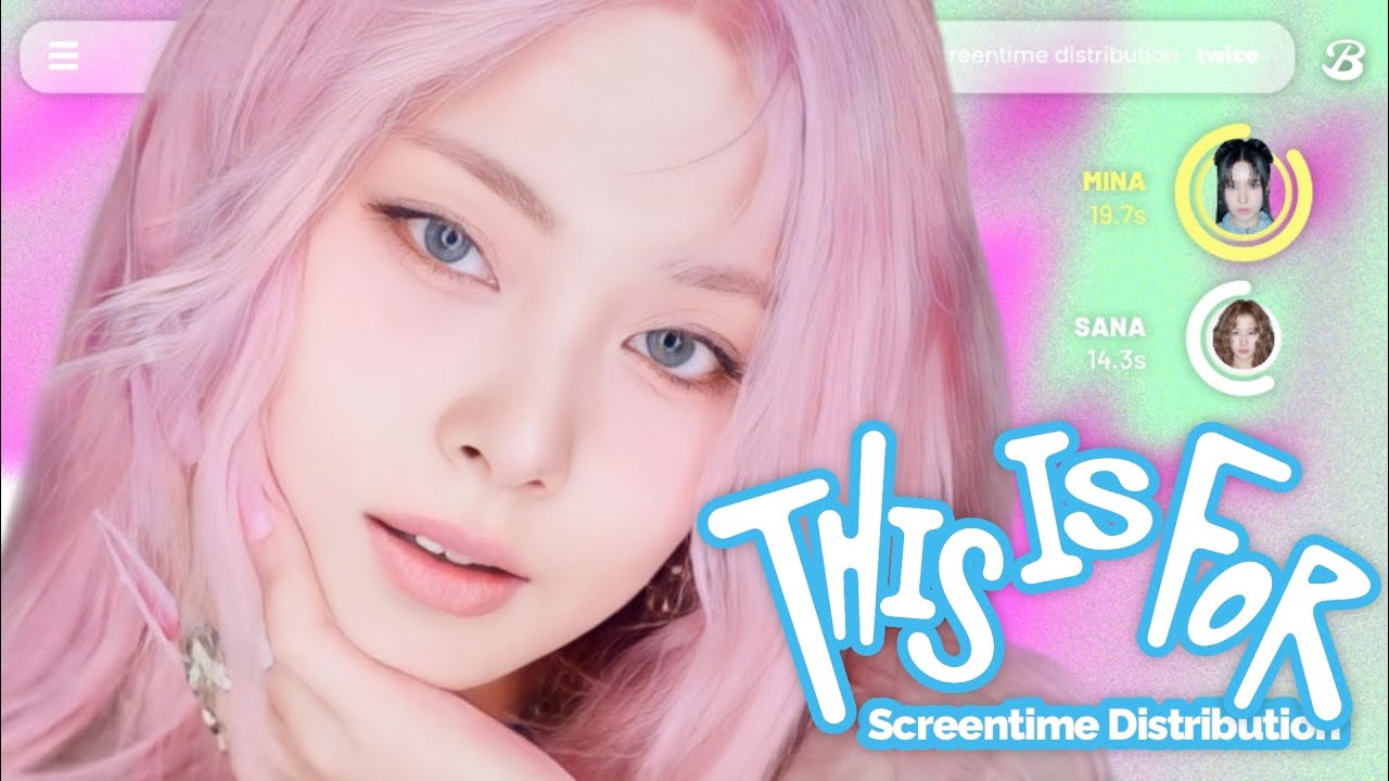 TWICE - THIS IS FOR &raquo; Solo & Focus Screen-time Distribution