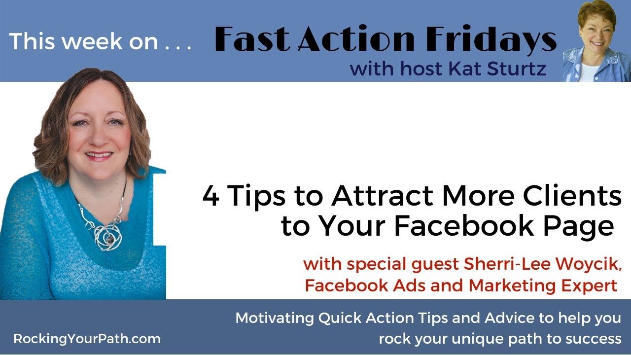 4 Tips to Attract More Clients to Your Facebook Page with guest Sherri-Lee Woycik
