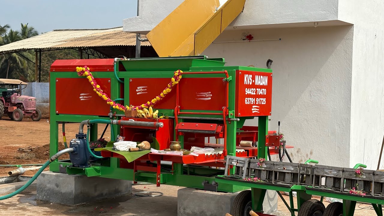 Mini Box Type clay brick machine Semi automatic KVS HI-TECH ENGINEERING COIMBATORE +919442270470