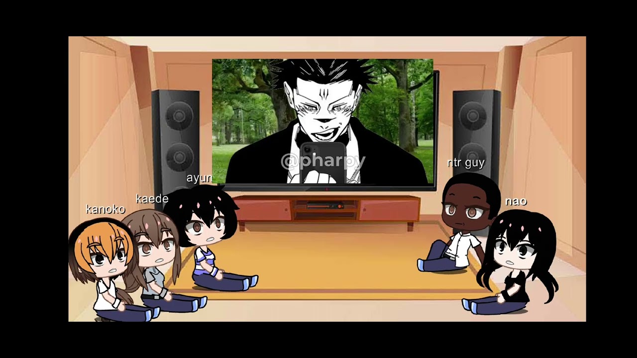 Kokujin no tenkousei react to hiroki as Gojo and M!Y/n as sukuna Part 5| Gacha Club