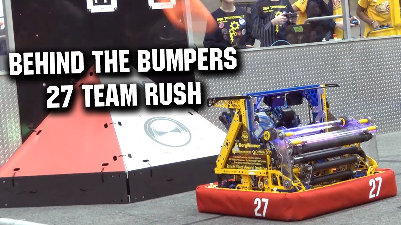 Behind the Bumpers | 27 Team Rush | CRESCENDO Robot