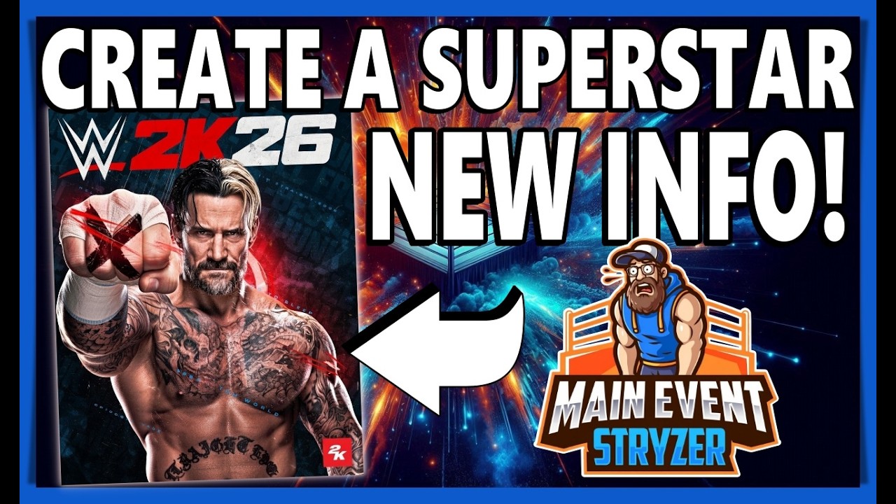 WWE 2K26 NEW Create A Superstar Details 
