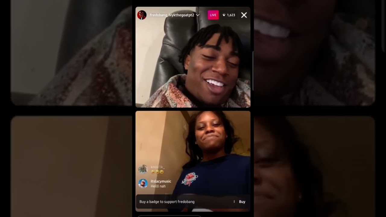 Fredo Bang on Live , Bro really don’t want no Relations😂￼