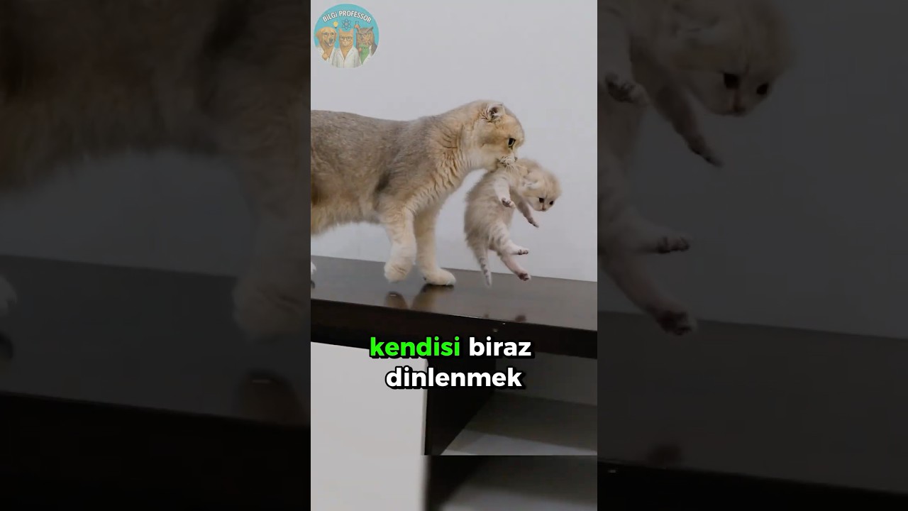Anne Kedi Yavrusunu Size Getiriyor &Ccedil;&uuml;nk&uuml;... 🐈😾🙀