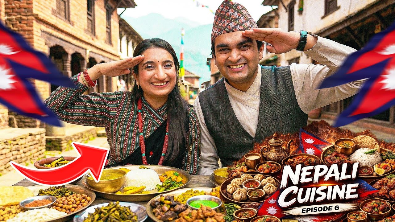 Trying Nepal Authentic Food | World Food Series | Ep6