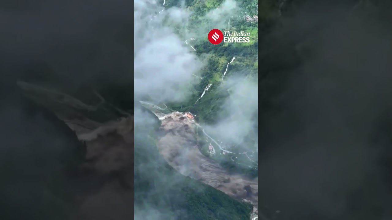 Eyewitness Captures Flood Sweeping Through The Village