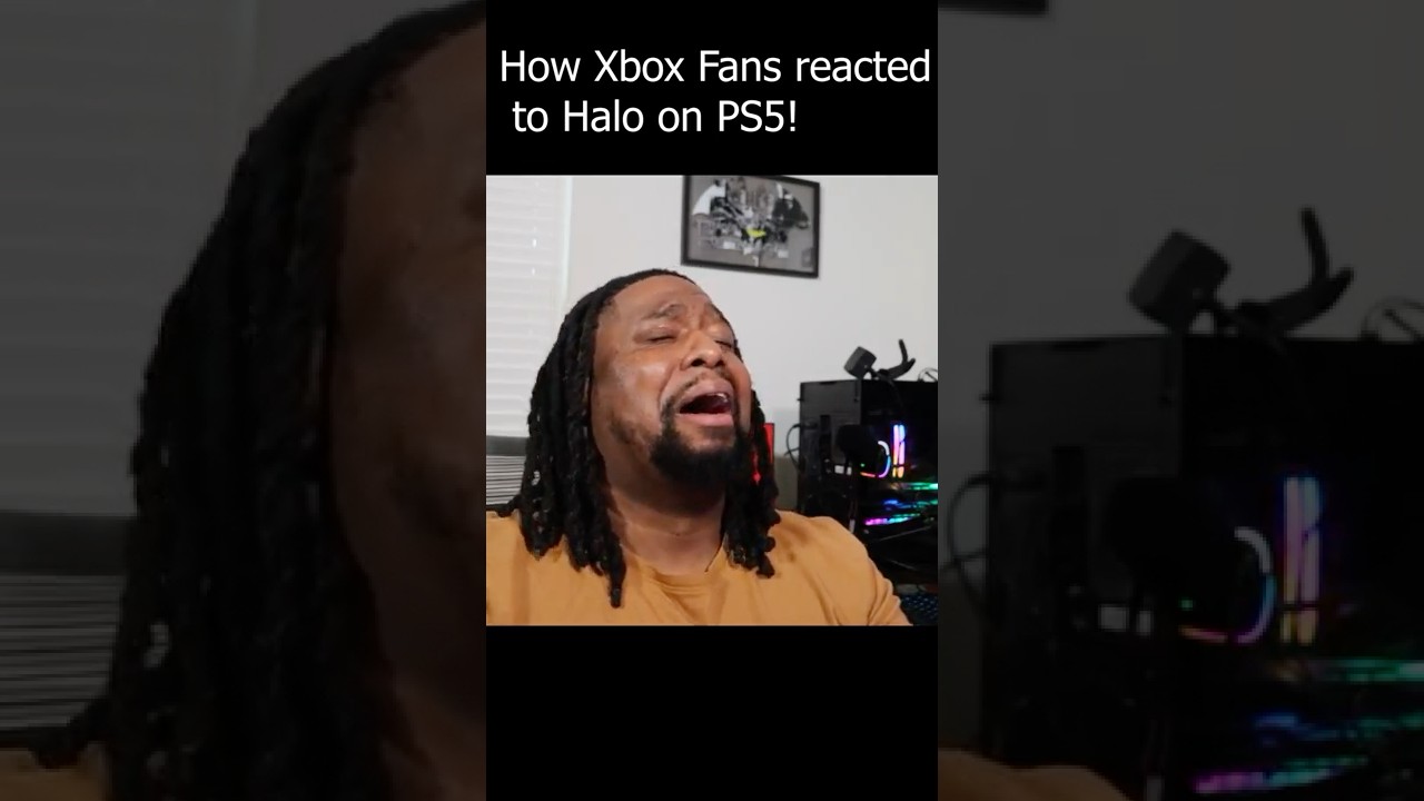 КАК ОТРЕАГИРОВАЛИ ФАНАТЫ XBOX НА HALO НА PS5! #игры #комедия #halo #скит