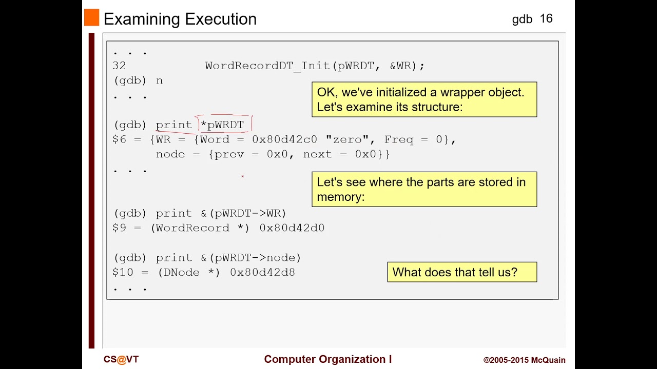 2020 04 27 Linux/C:  gdb List Example