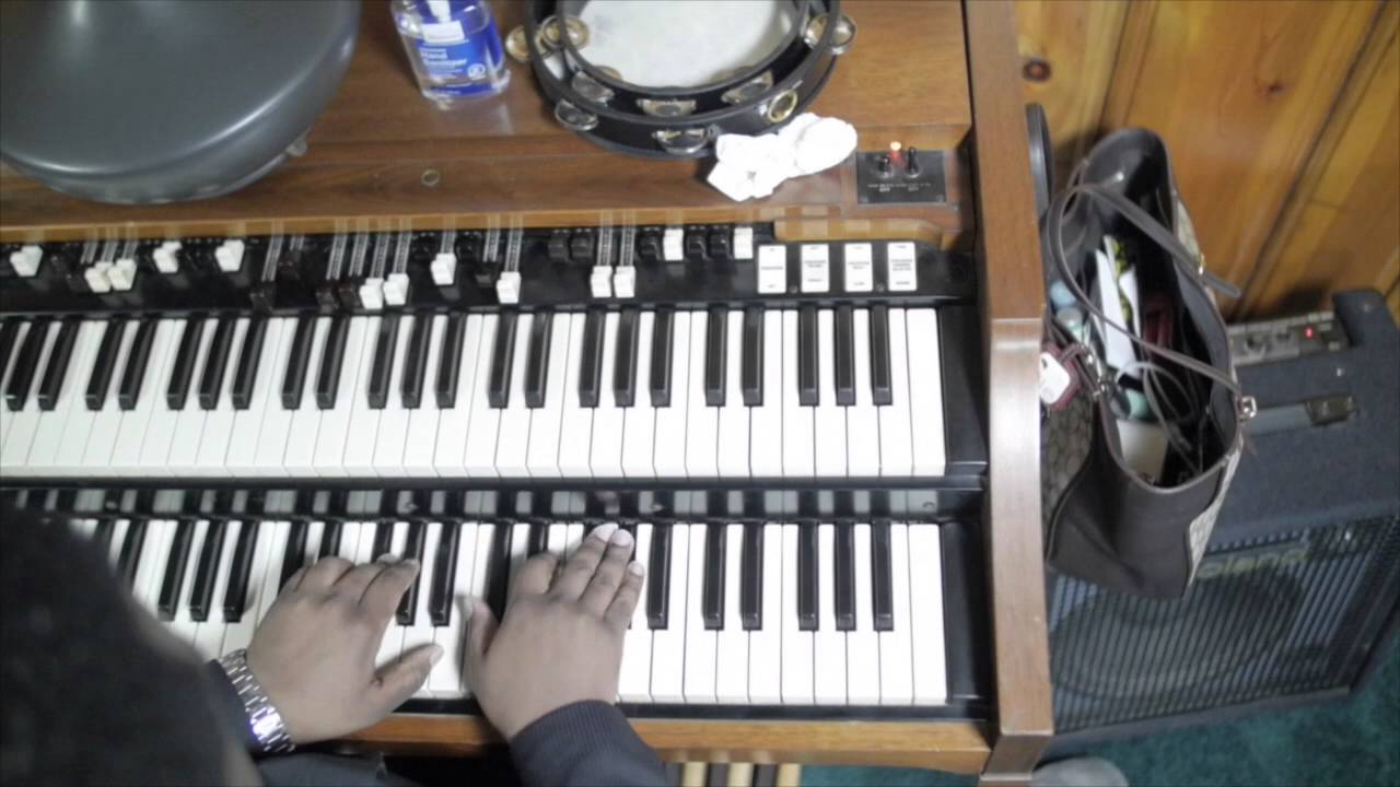 Quennel Gaskin plays a hymn
