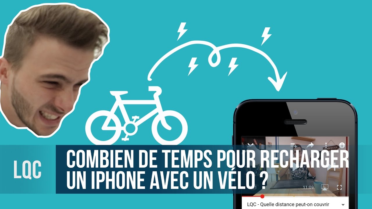 LQC - Recharger entièrement un iPhone avec un vélo ?