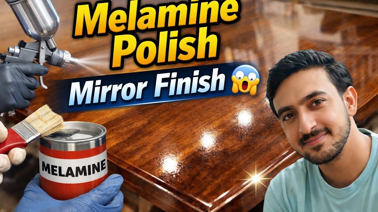 Melamine Polish Step By Step 😱 | Mirror Finish Ka Professional Tarika @JavedPainterworld 