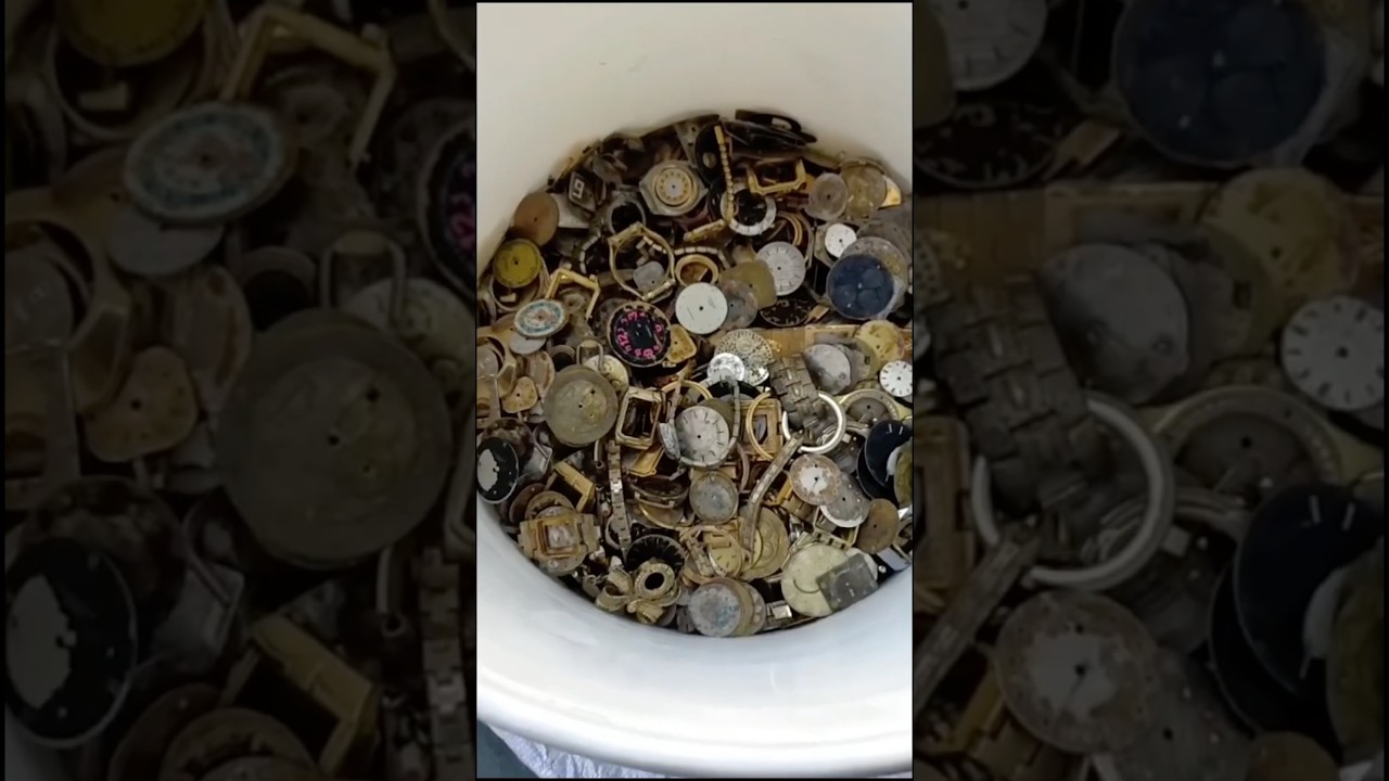 Old Scrap Watches Into Gold Extract #shorts #asmr #ytshorts