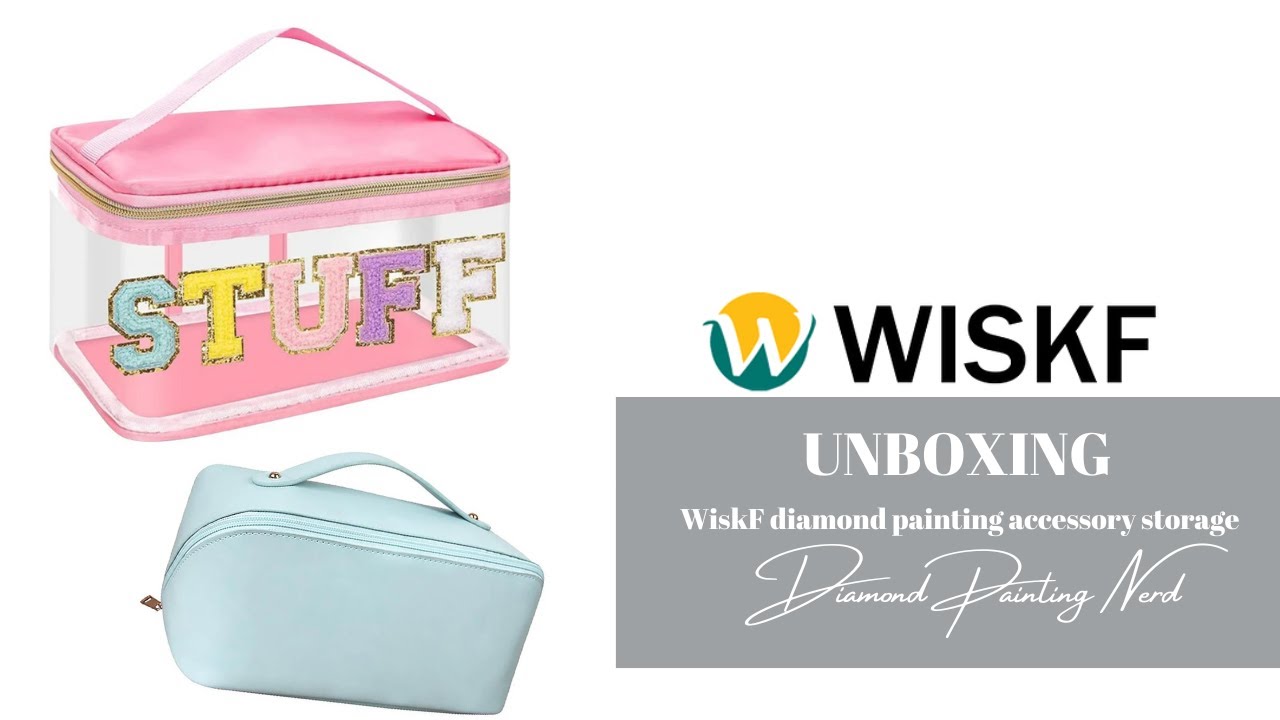 DIAMOND PAINTING ACCESSORY STORAGE | WISKF UNBOXING | PR PACKAGE | DIAMOND PAINTING NERD