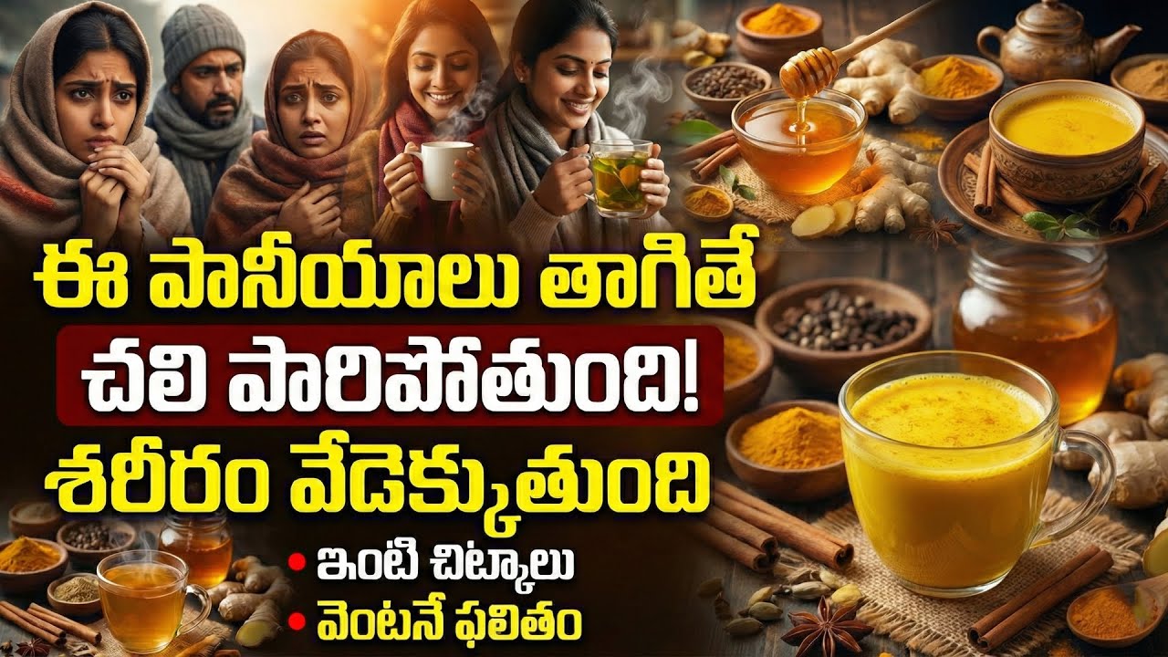 ఈ పానీయాలు తాగితే చలి పారిపోతుంది! శరీరం వేడెక్కుతుంది! These drinks will chase away the cold!
