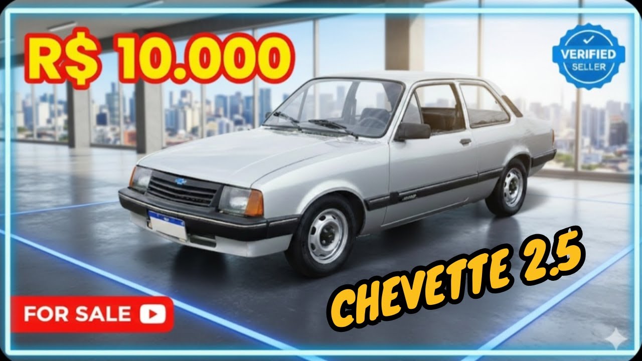 ESTOU VENDENDO MEU CHEVETTE ASPIRADO FORTE - entenda!