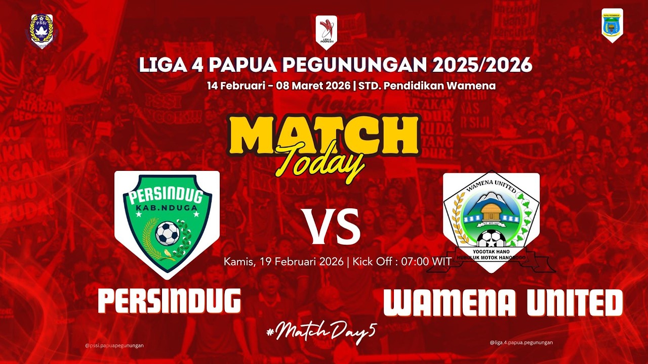 PERSINDUG VS WAMENA UNITED