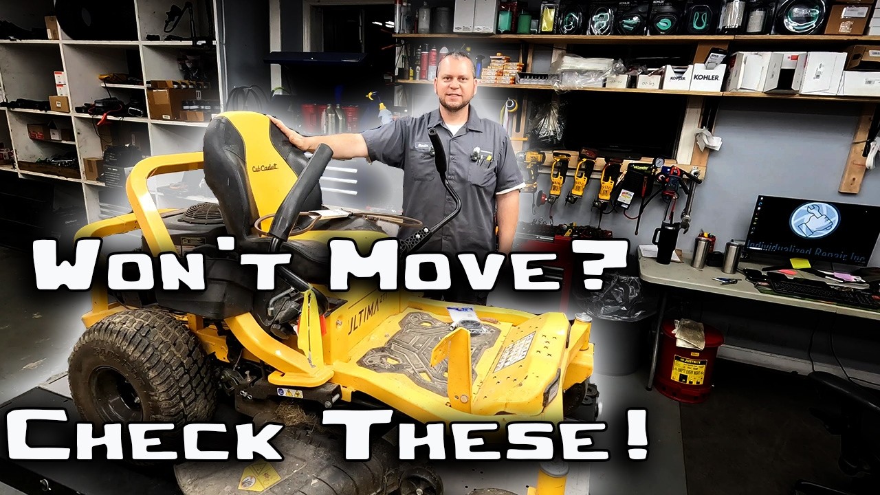 Cub Cadet Zero Turn Won’t Move? How To Troubleshoot & Fix Or Replace Your Mower’s Drive Belt Issues