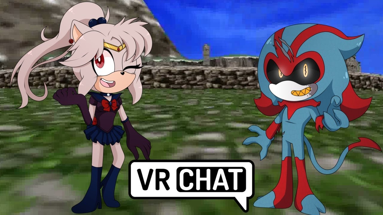 Sailor Peace Spends Time with Eclipse on Angel Island - VRChat