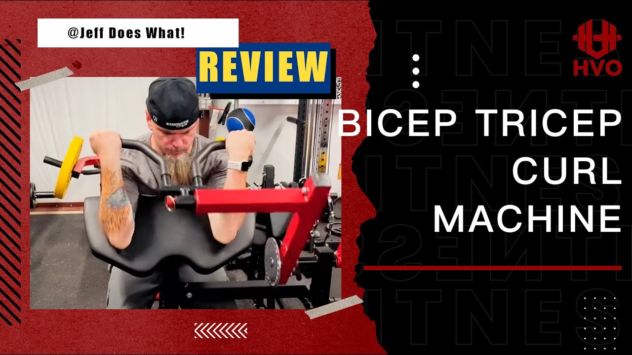 How to Train Your Arms with the HVO Bicep & Tricep Curl Machine