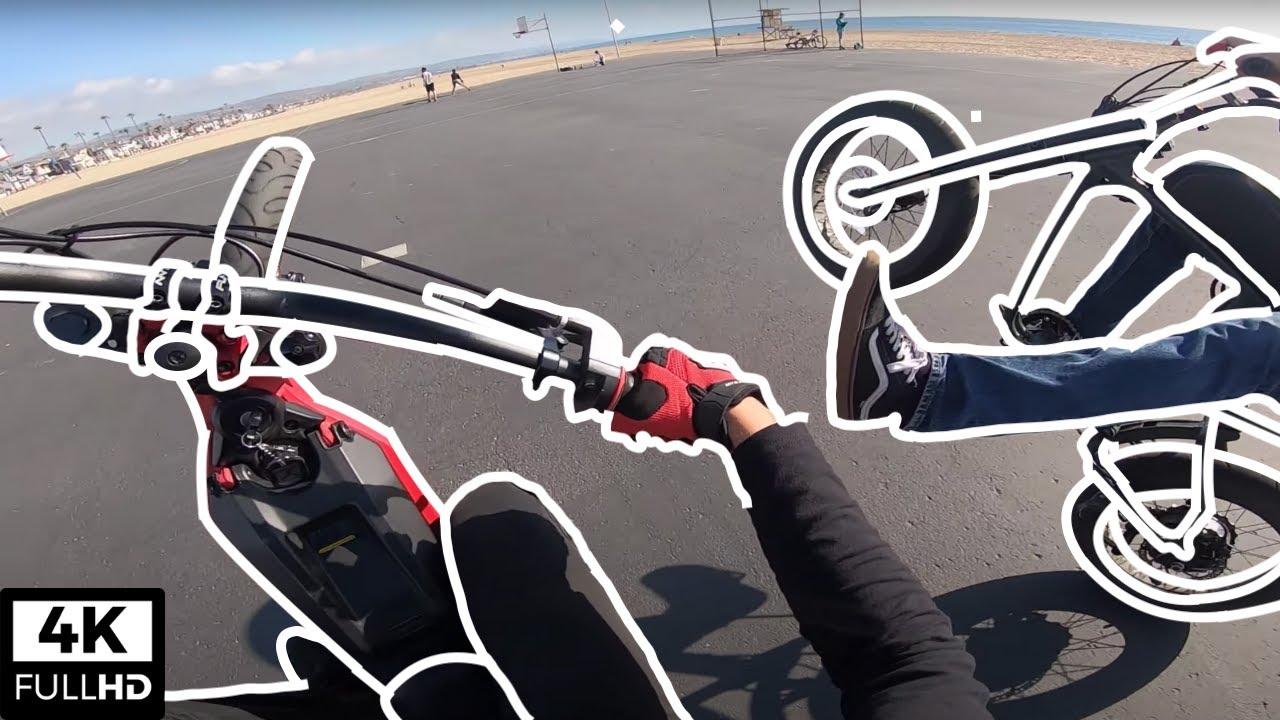 SURRON vs SUPER73 // eBike Wheelie Comparison // feat. Parker Pitman and Dillon Thompson
